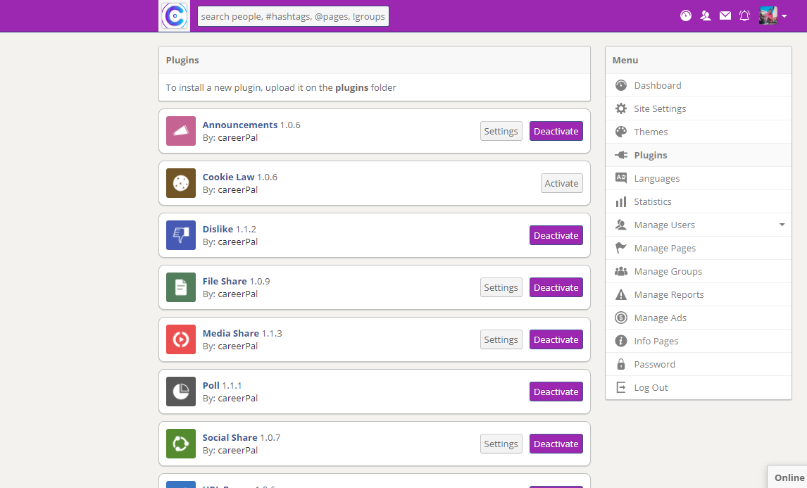 Careerpal website
